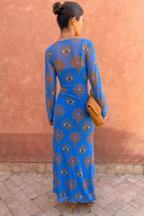 Blue Eye Mesh Dress