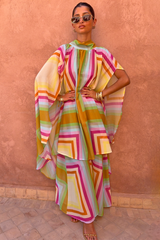 Bright Geo Stevie Maxi Dress
