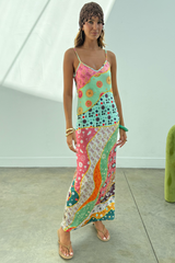Pastel Morocco Mesh Aria Dress