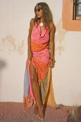 Pink Mix Tile Skirt