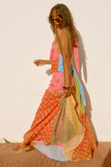 Pink Mix Tile Skirt Petite