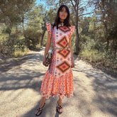 Bridget Print Frida Dress