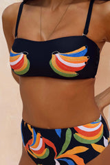 Banana Bandeau Bikini Top