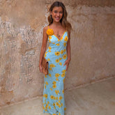 Blue Deer Poppy Elsie Dress