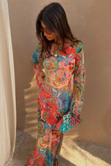 Blue Mari Aria Mesh Dress