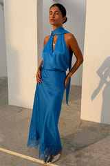 Cobalt Maeva Midi Skirt