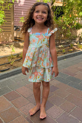 Girl's Starburst Skirt Co-ord Set