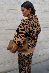 Heart Leopard Scarf