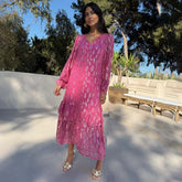 Pink Jacquard Harmony Dress