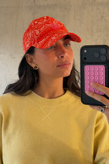 Red Bandana Cap