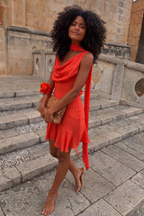 Tomato Mini Sophie Dress