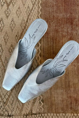 Silver Wedge Mule