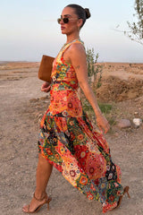 Tapestry A-Symmetrical Maxi Skirt