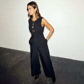 Black Hotfix Marnie Trousers