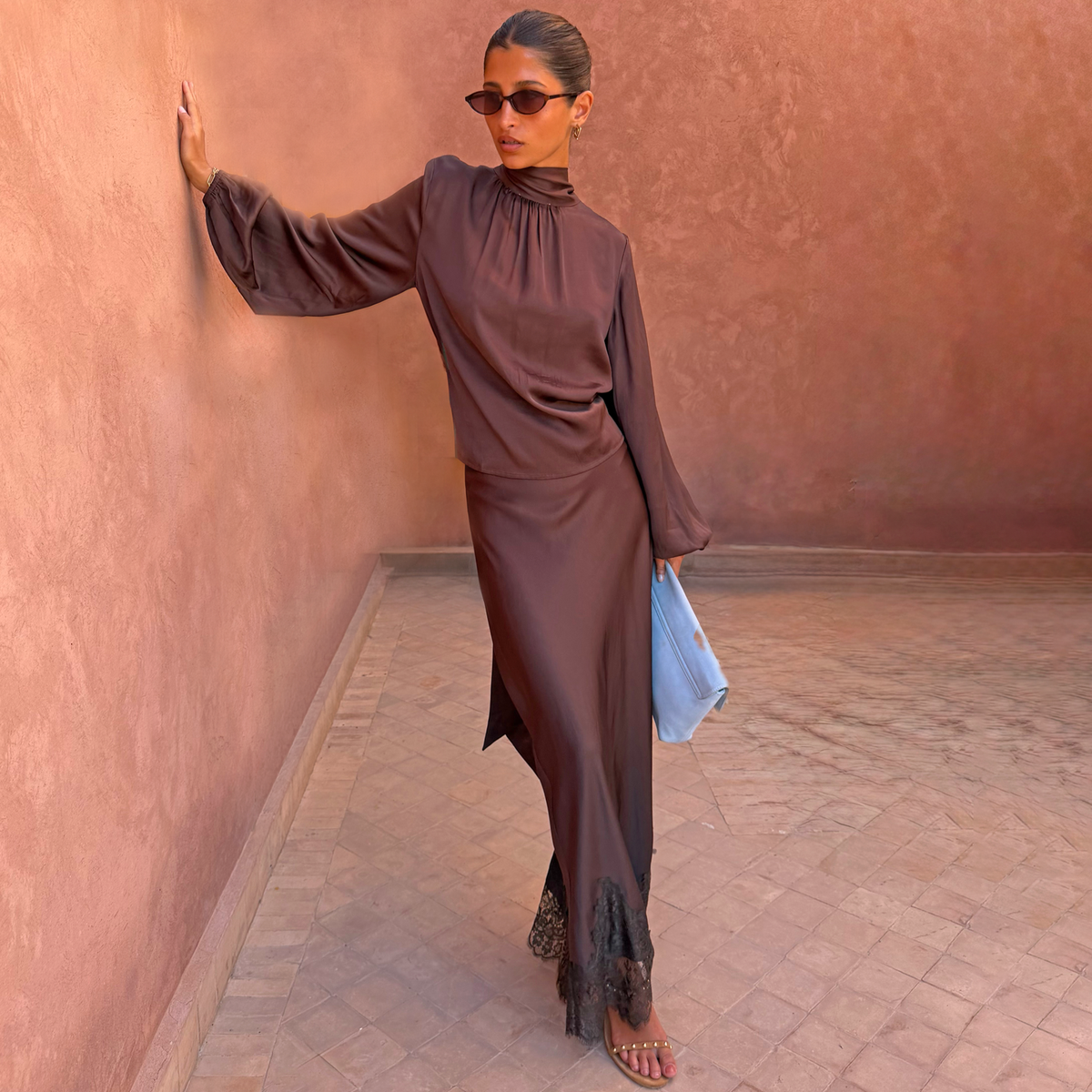 Chocolate Maeva Skirt