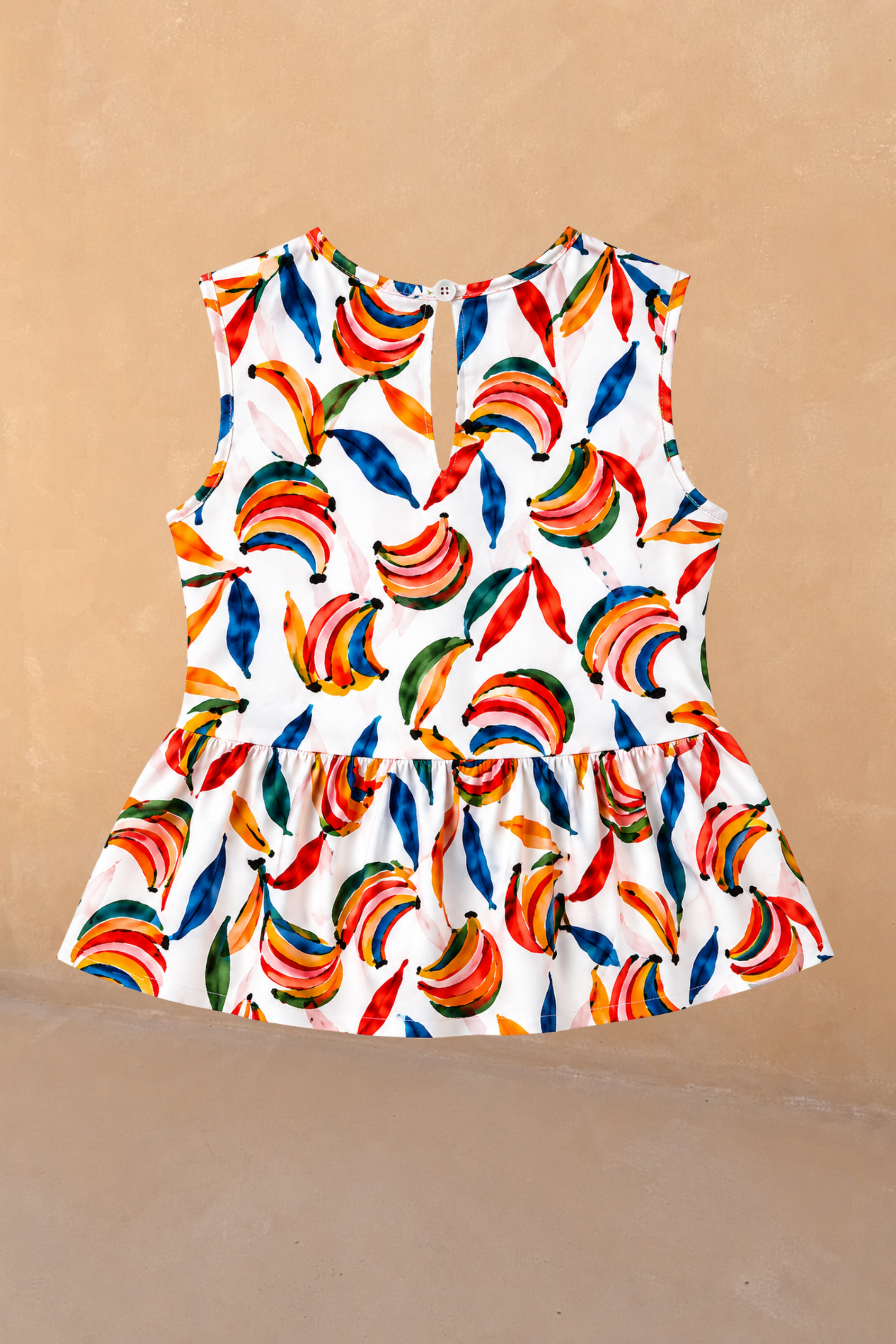 Girl's Banana Cotton Woven Set