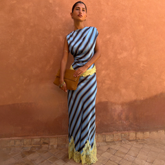 Stripe Maeva Skirt