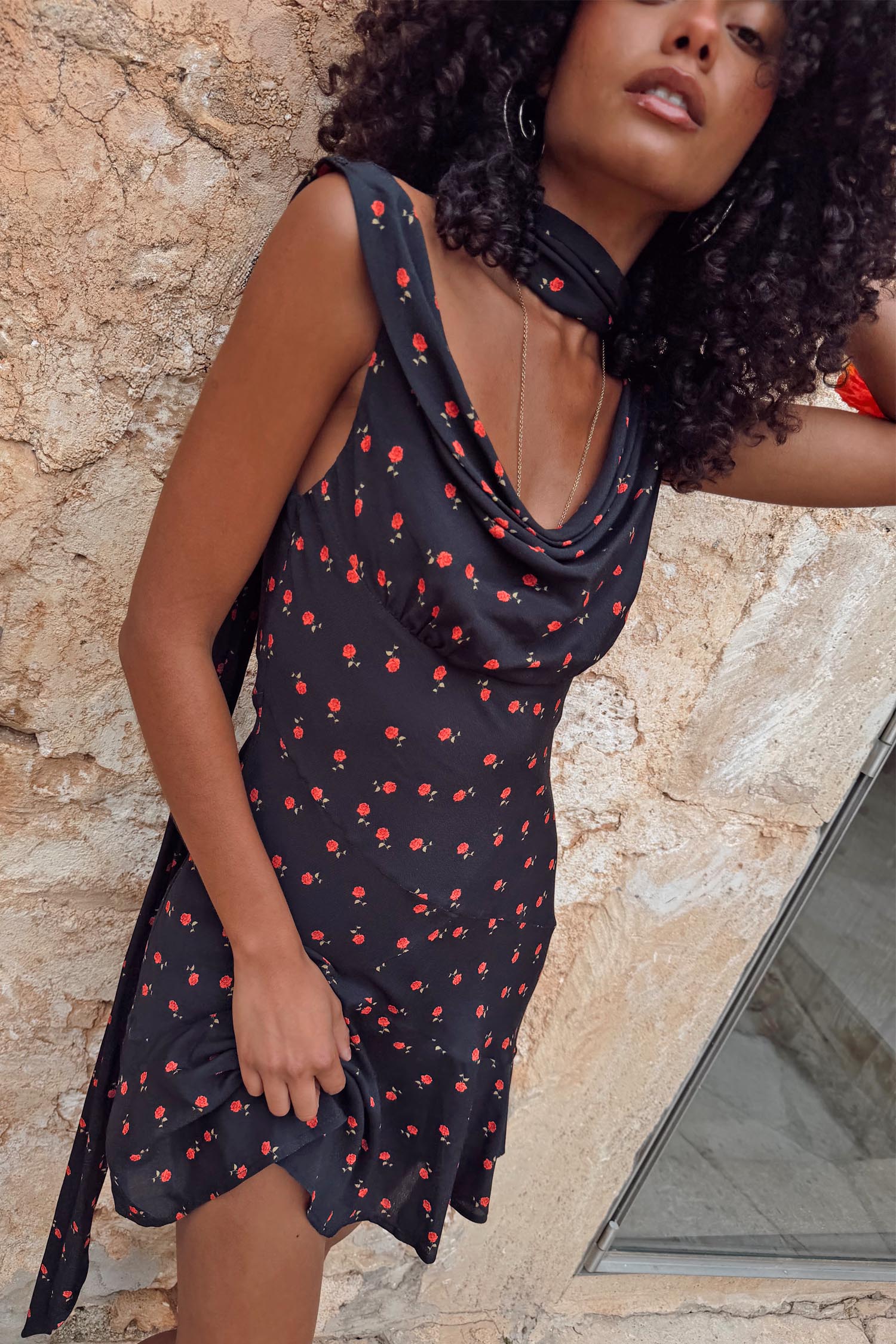 Black Rose Mini Sophie Dress