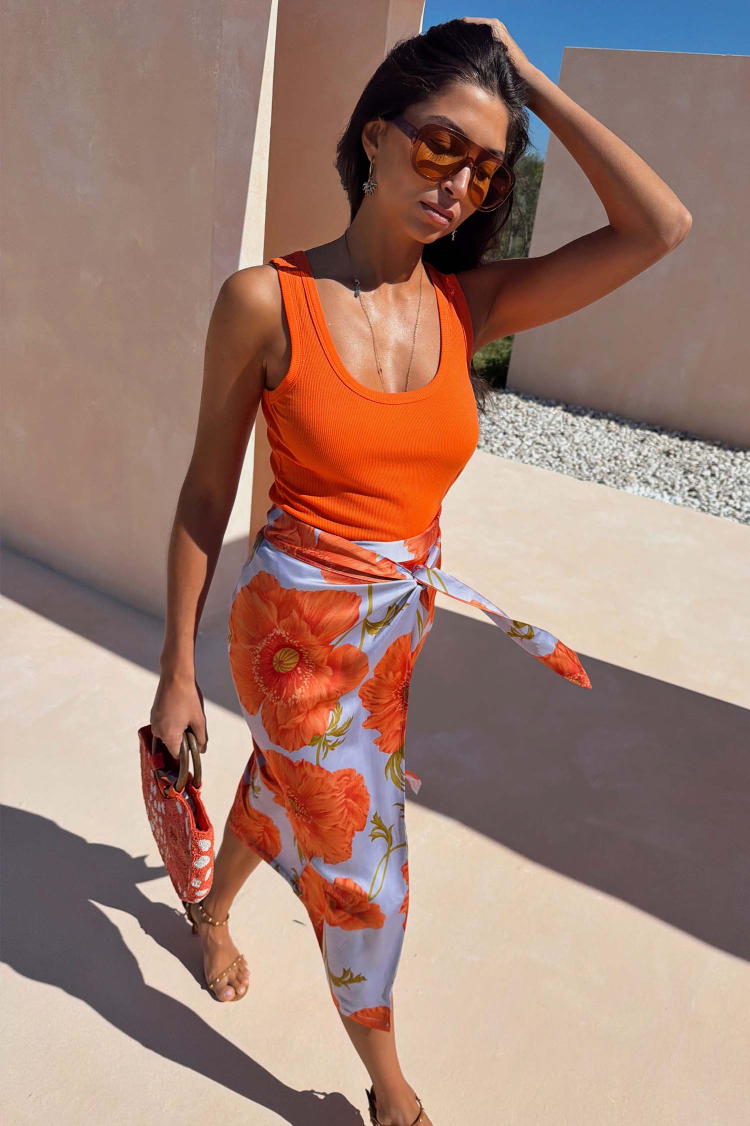 Blue Poppy Jaspre Skirt