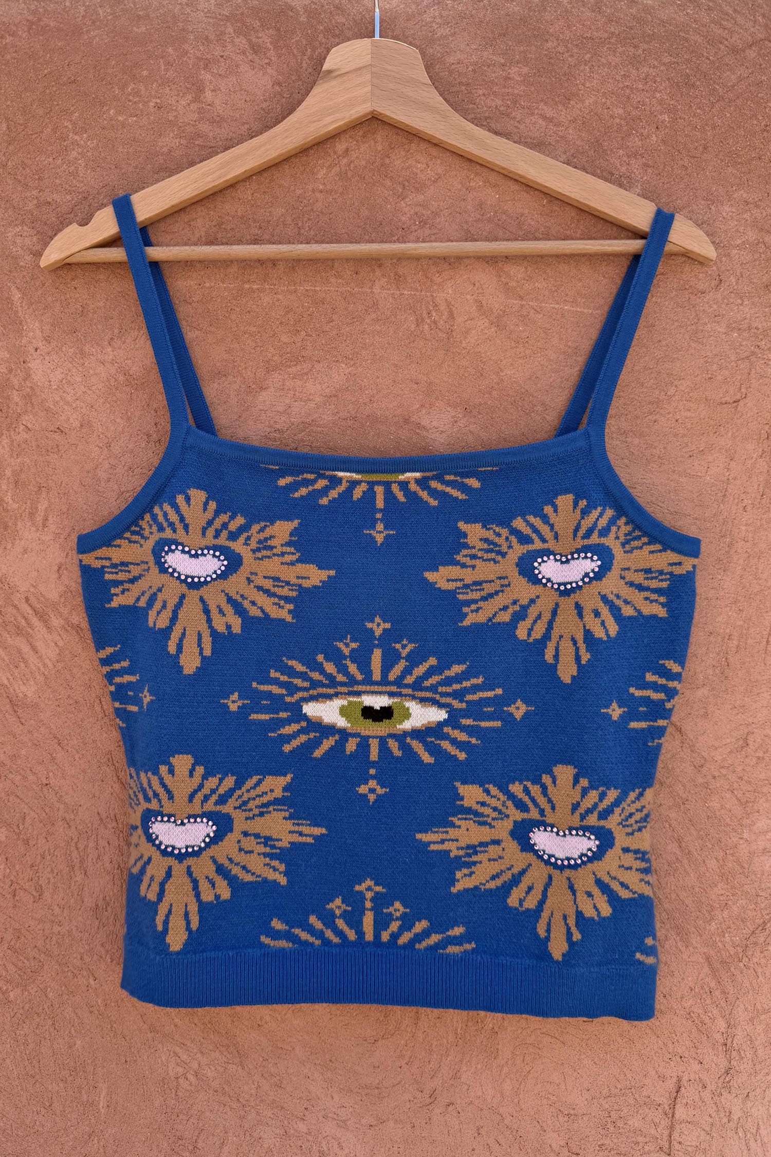 Blue Eye Knitted Cami Top