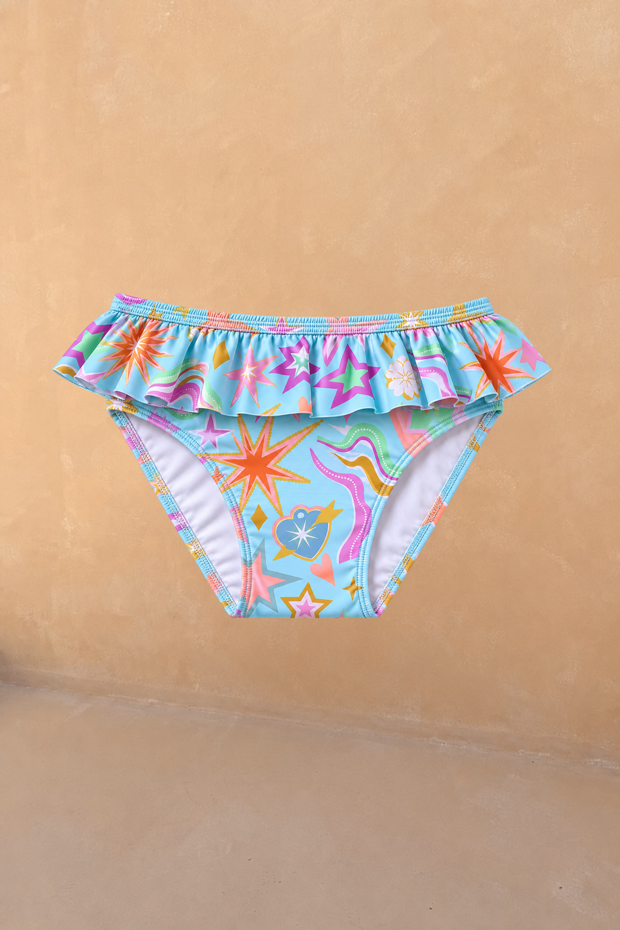 Girl's Starburst Crop Bikini Set
