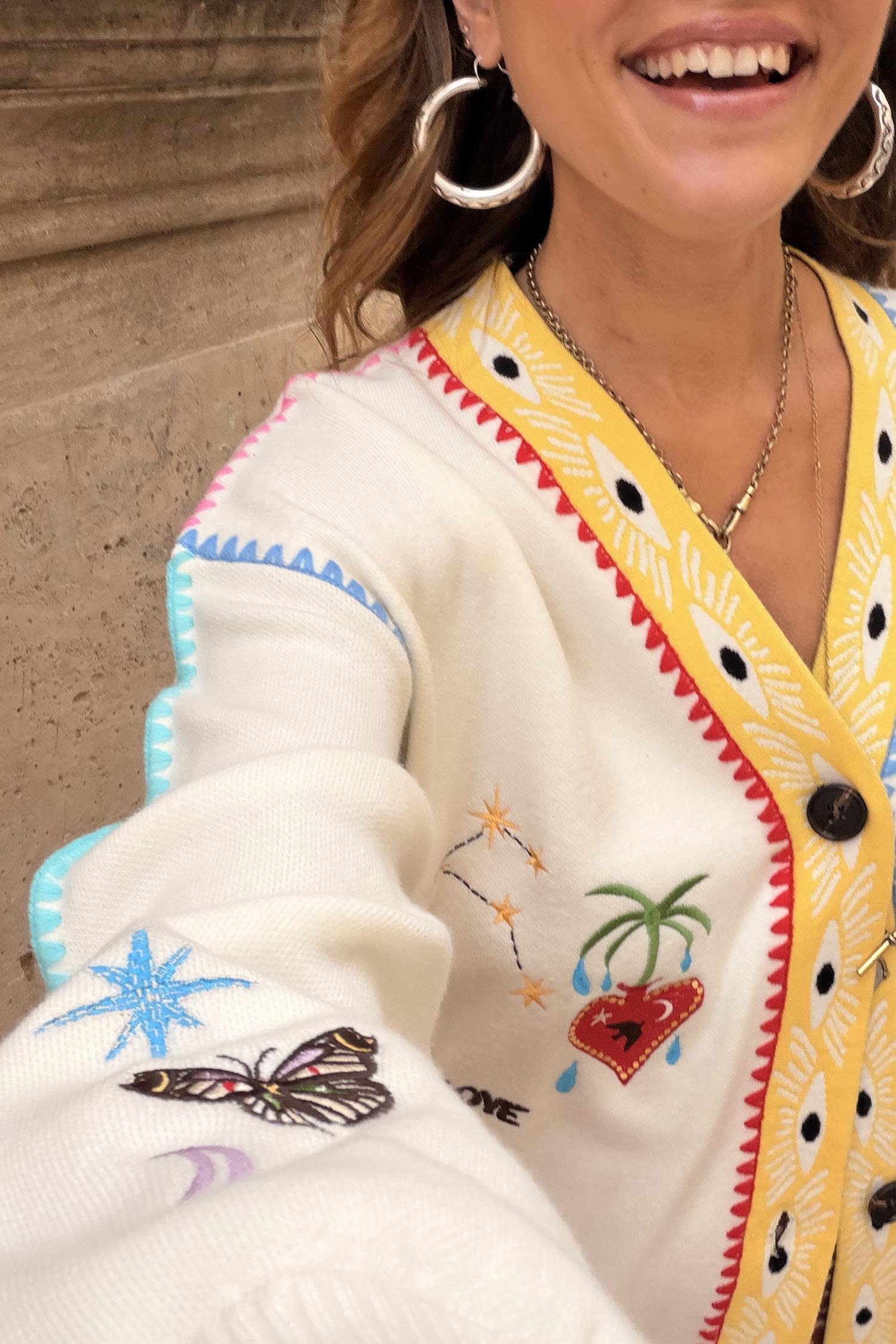 Cream Celestial Martha Cardigan