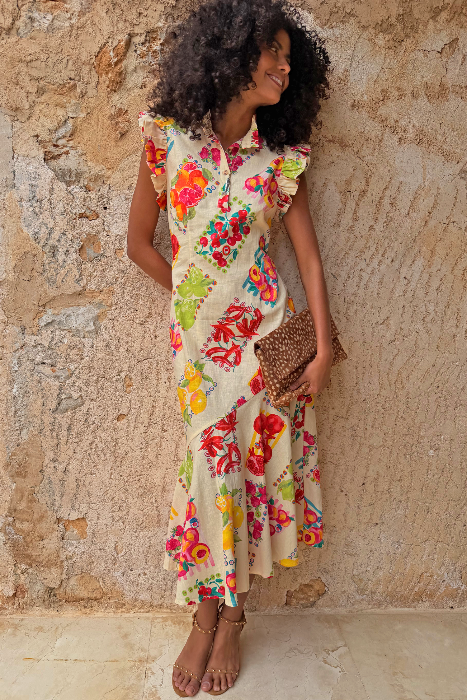 Fruit Stamps Remi Dress Petite