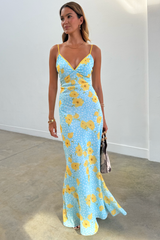 Blue Deer Poppy Elsie Dress