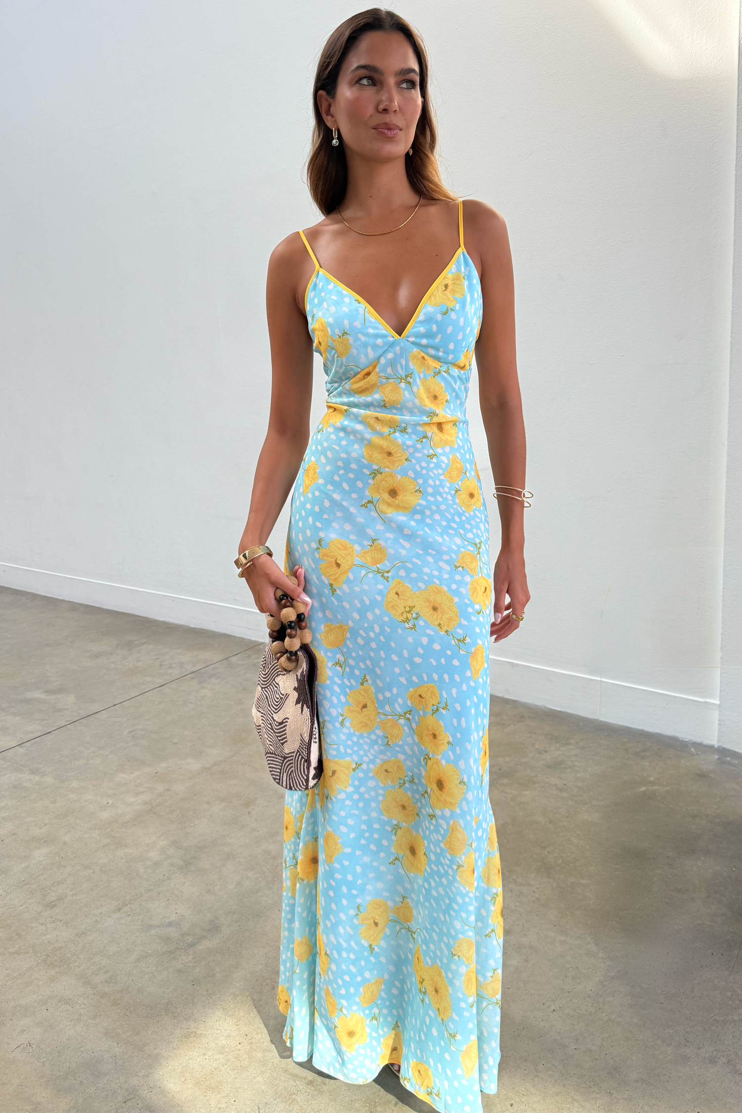 Blue Deer Poppy Elsie Dress