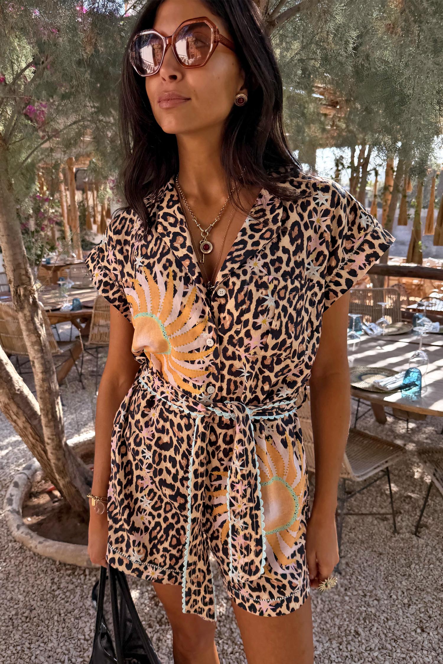 Leopard Print Playsuit
