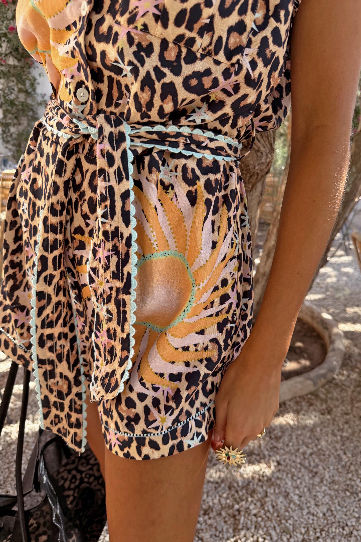 Leopard Print Playsuit