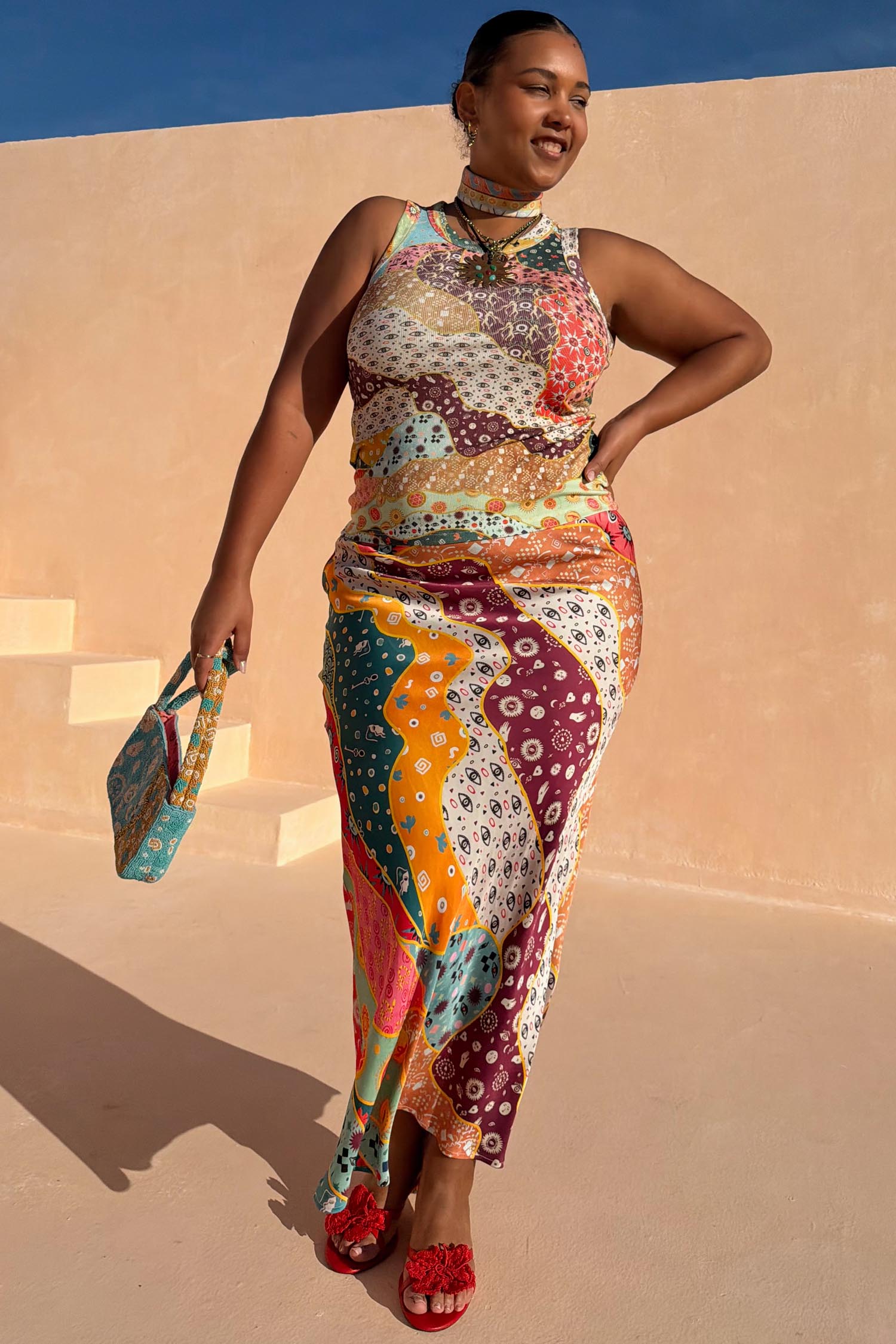 Pastel Morocco Dorris Skirt