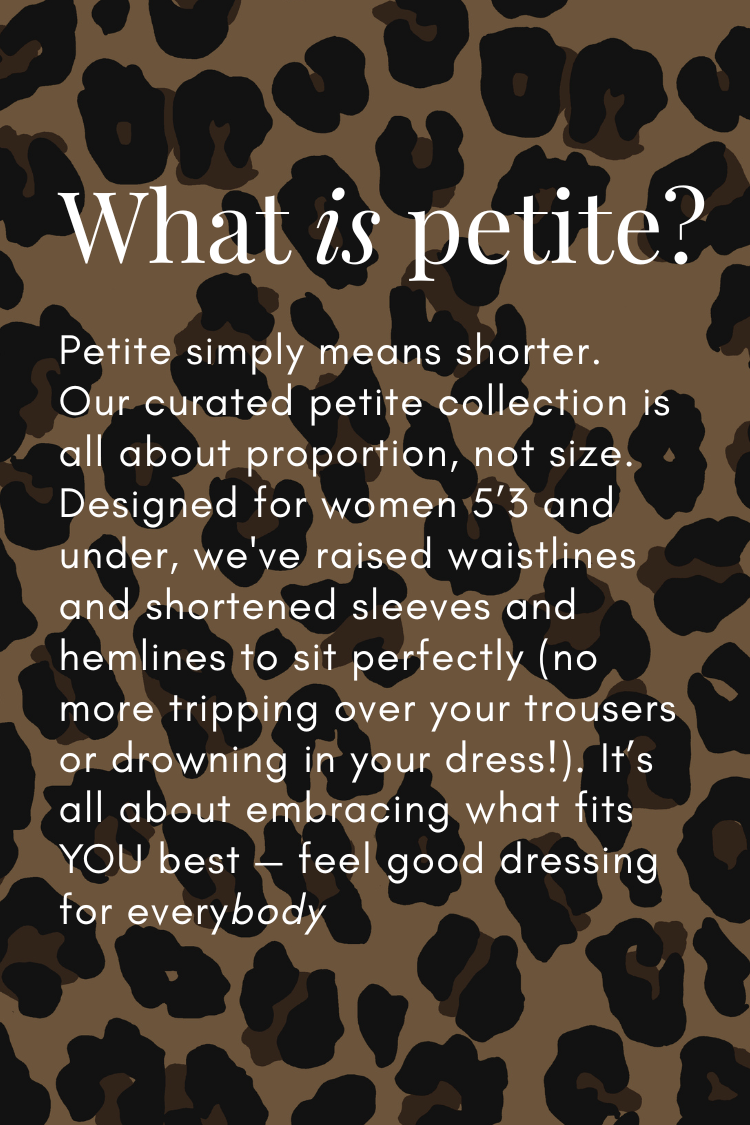 Leopard Barrel Jeans Petite