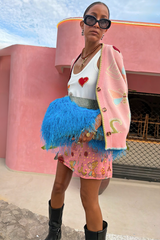 Pink Astra Mini Skirt