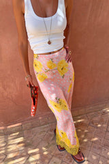 Pink Deer Poppy Midi Maeva Skirt