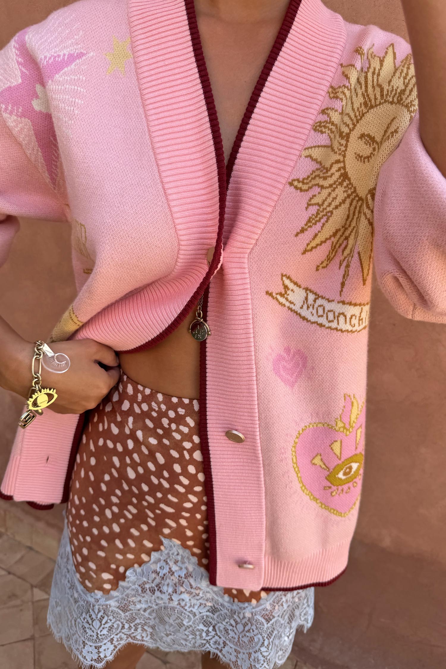 Pink Mystical Cardigan