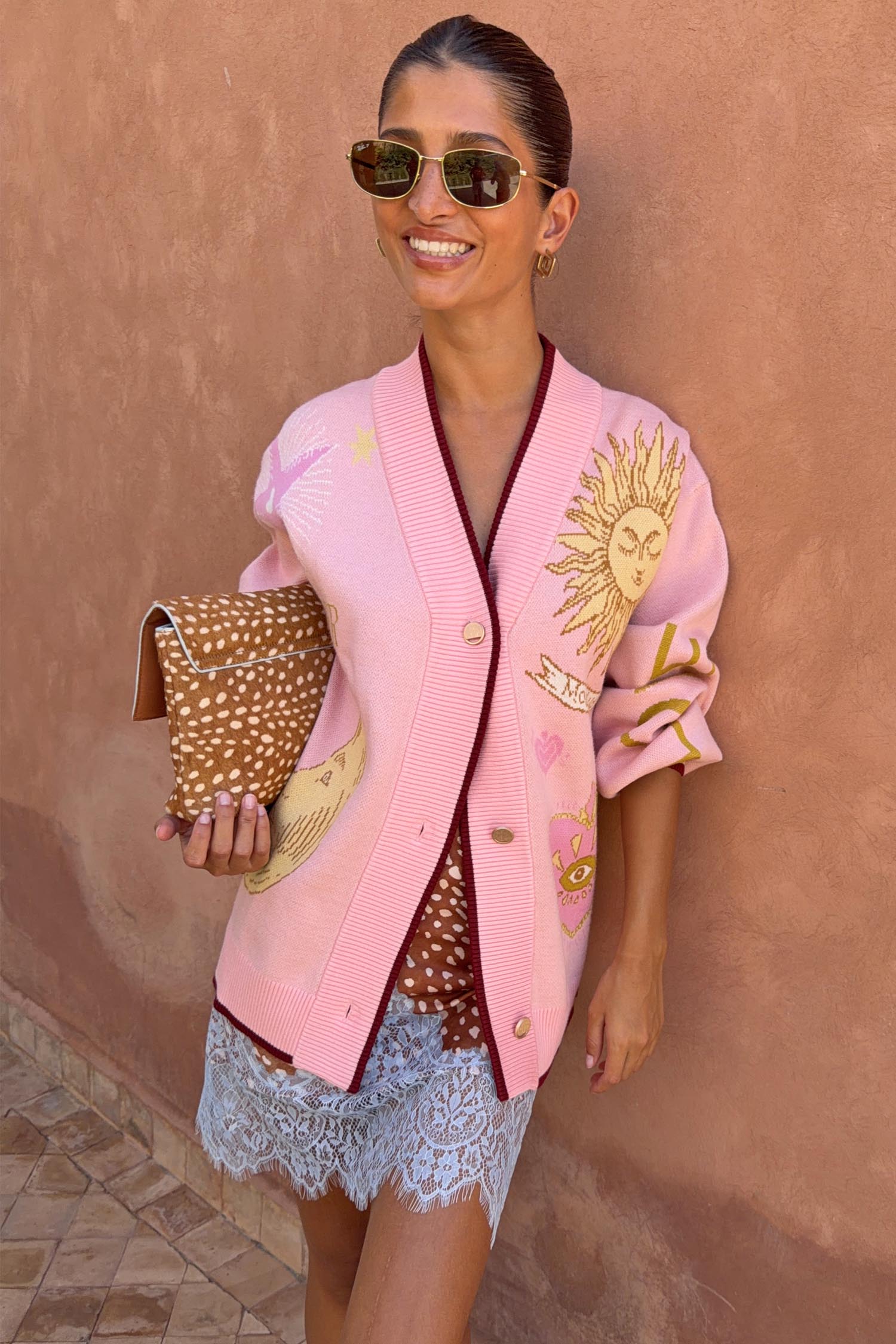 Pink Mystical Cardigan