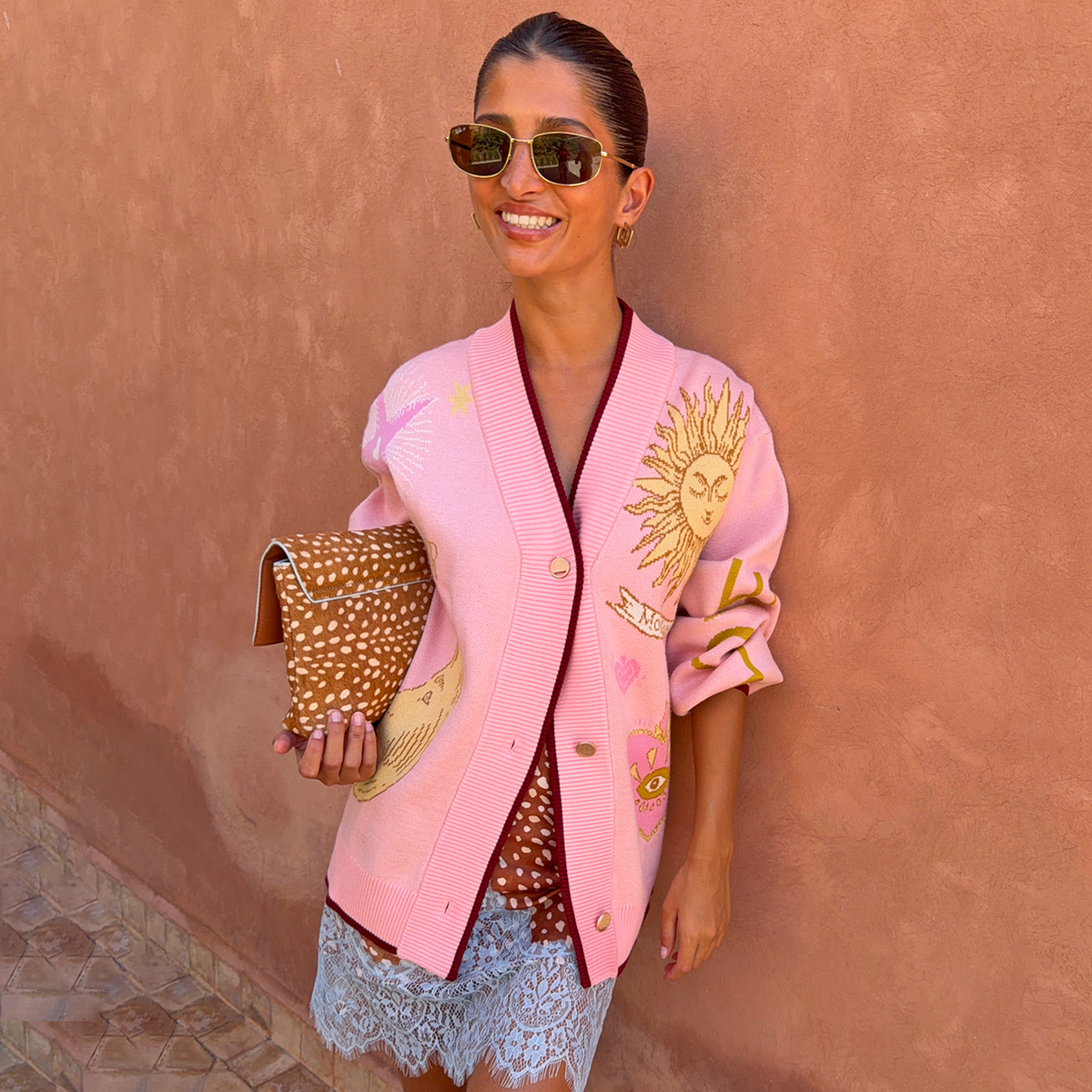 Pink Mystical Cardigan