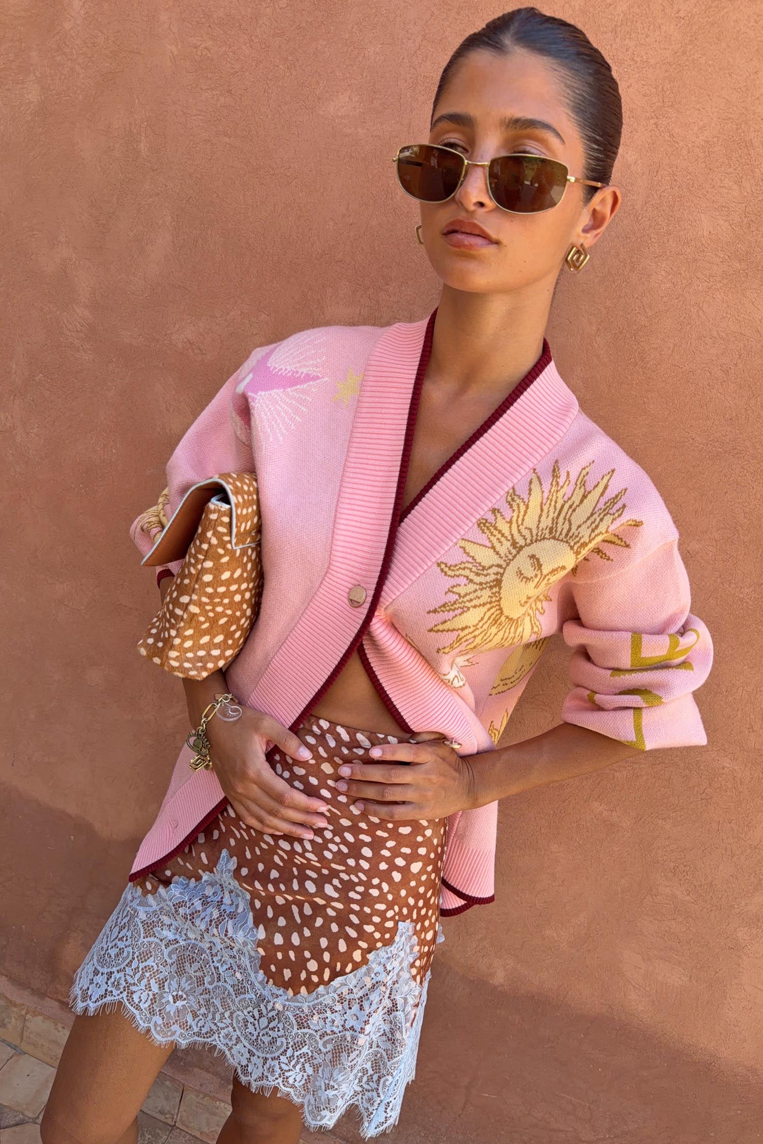 Pink Mystical Cardigan