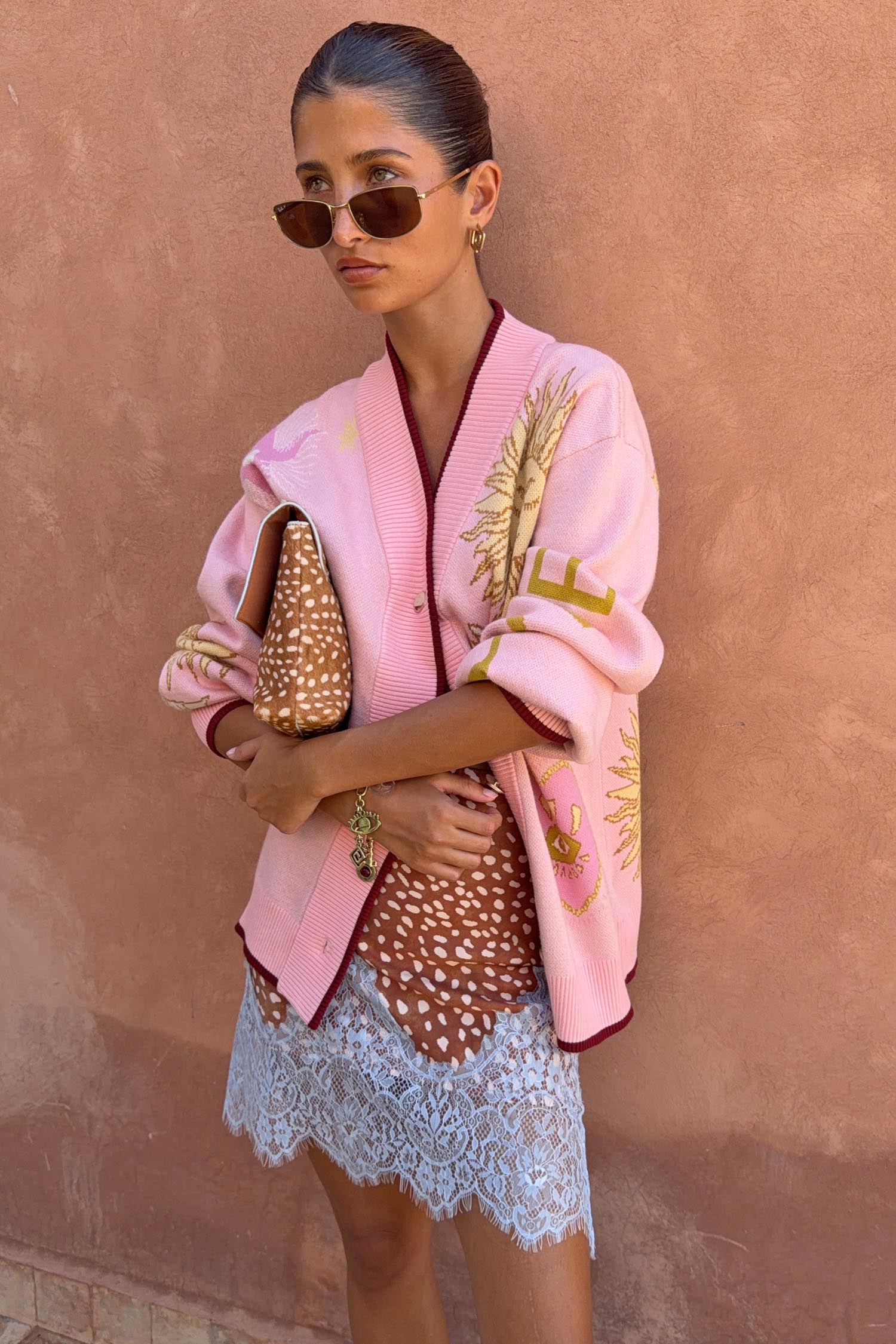 Pink Mystical Cardigan