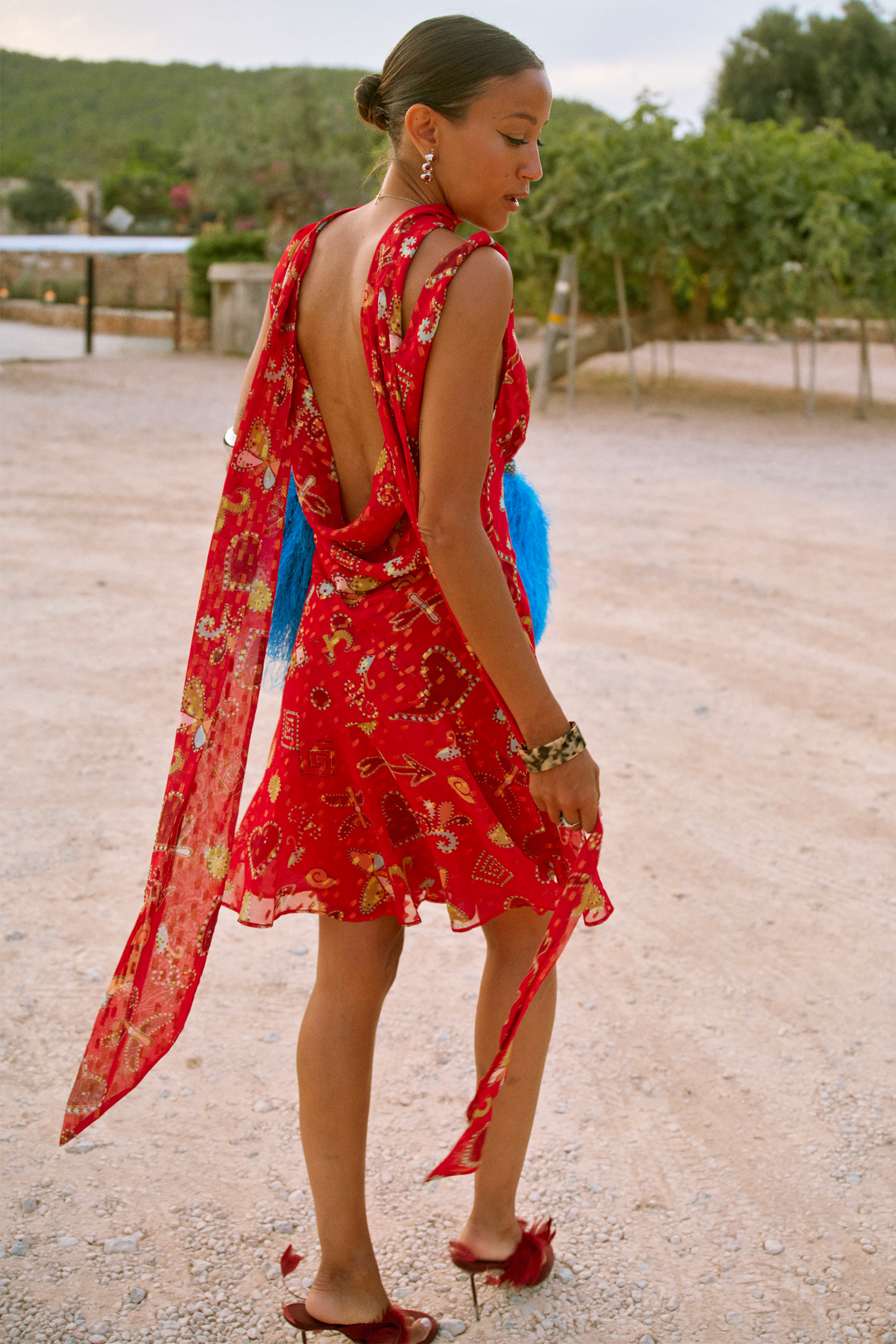 Red Astra Mini Sophie Dress