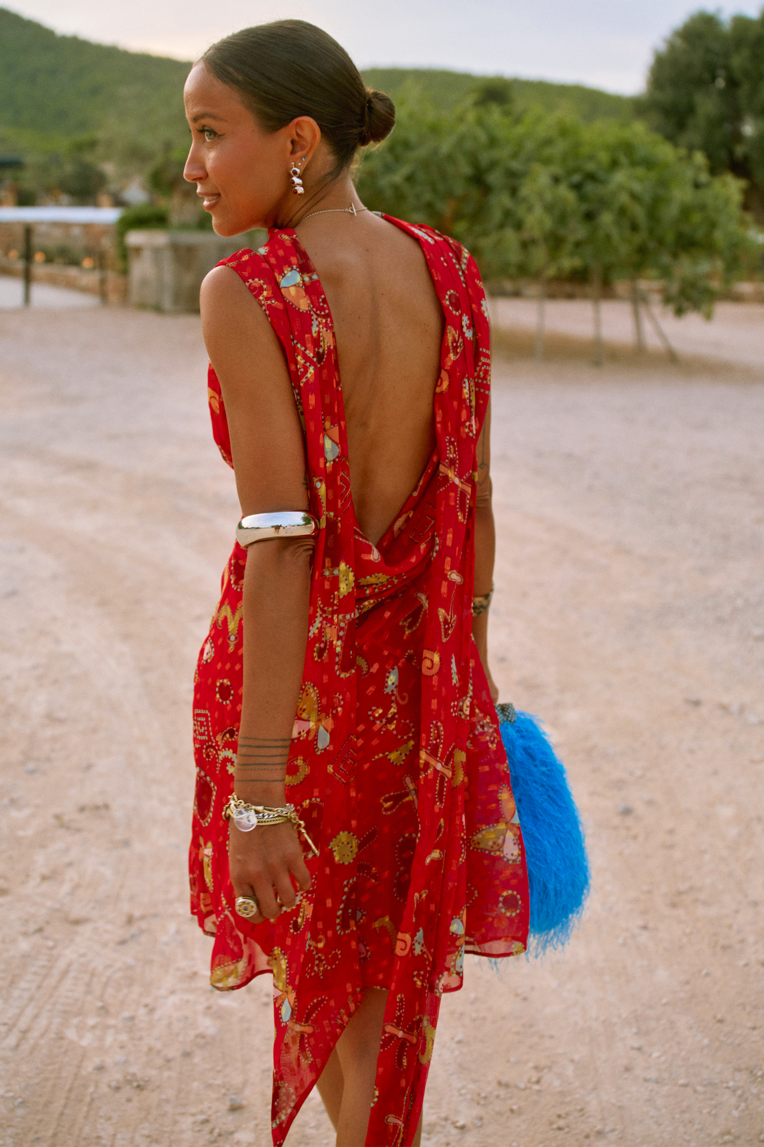 Red Astra Mini Sophie Dress