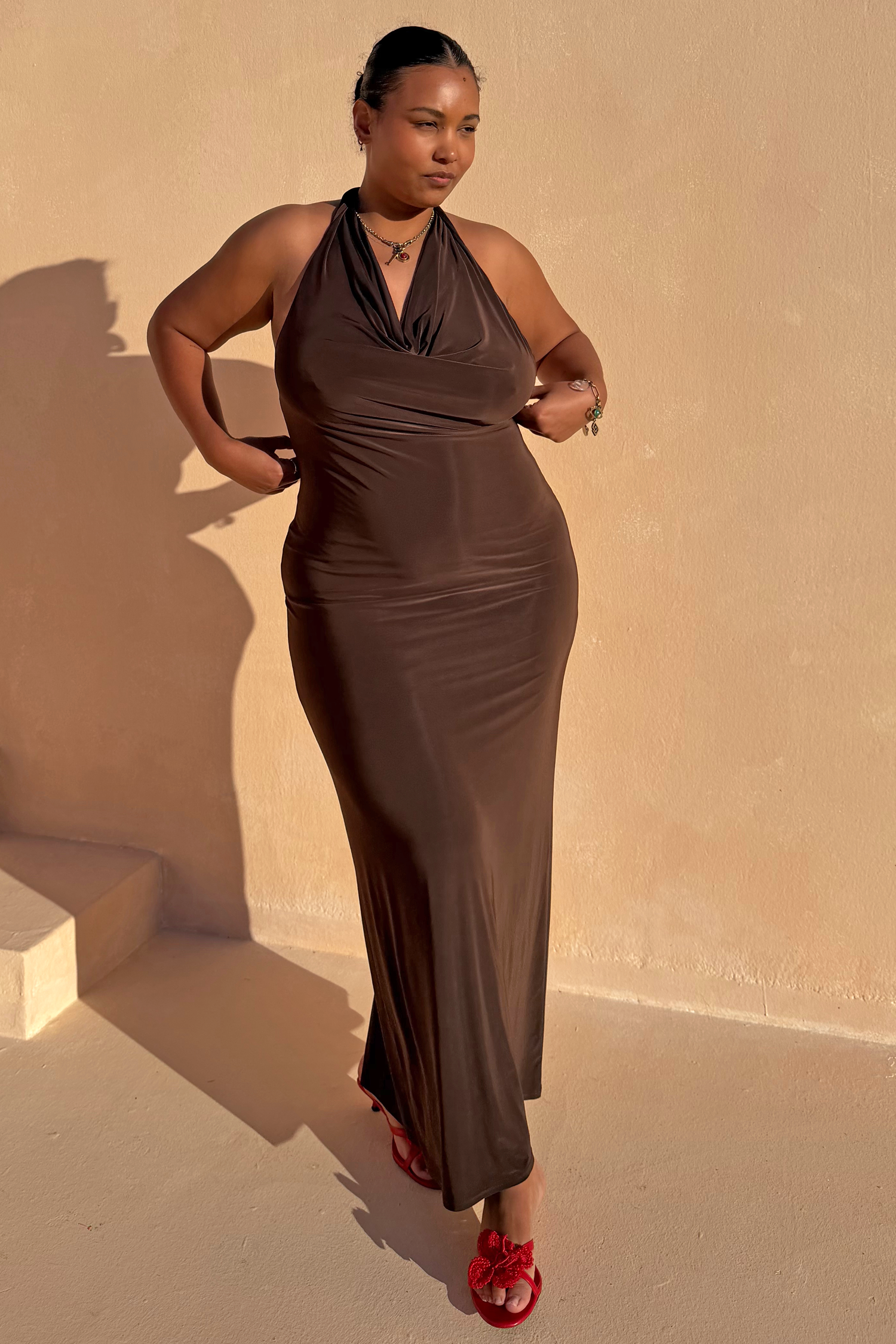 Chocolate Sabine Dress
