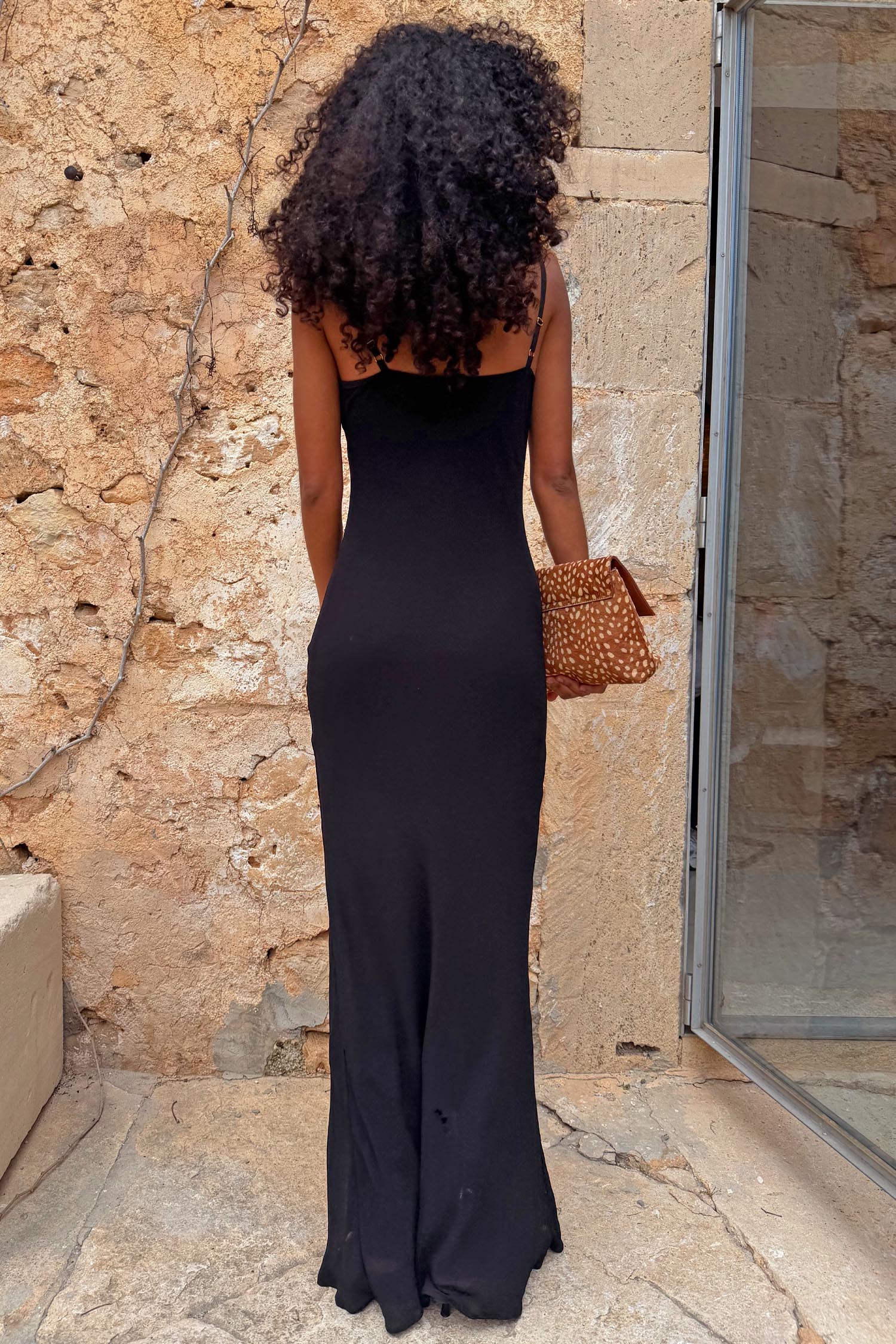 Black Sapna Dress with Ring Detail Petite