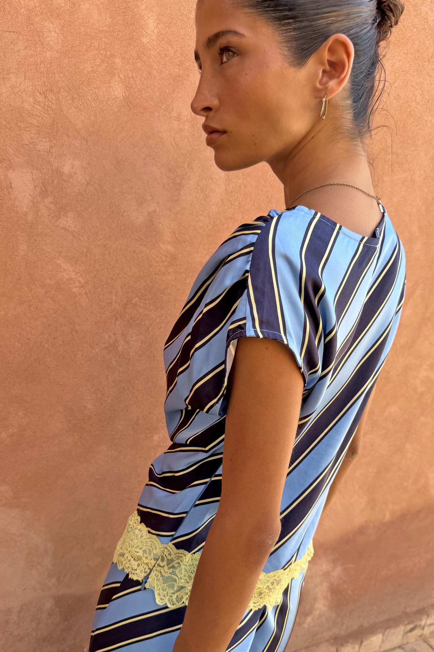 Stripe A-Symmetrical Top