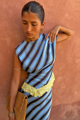 Stripe A-Symmetrical Top