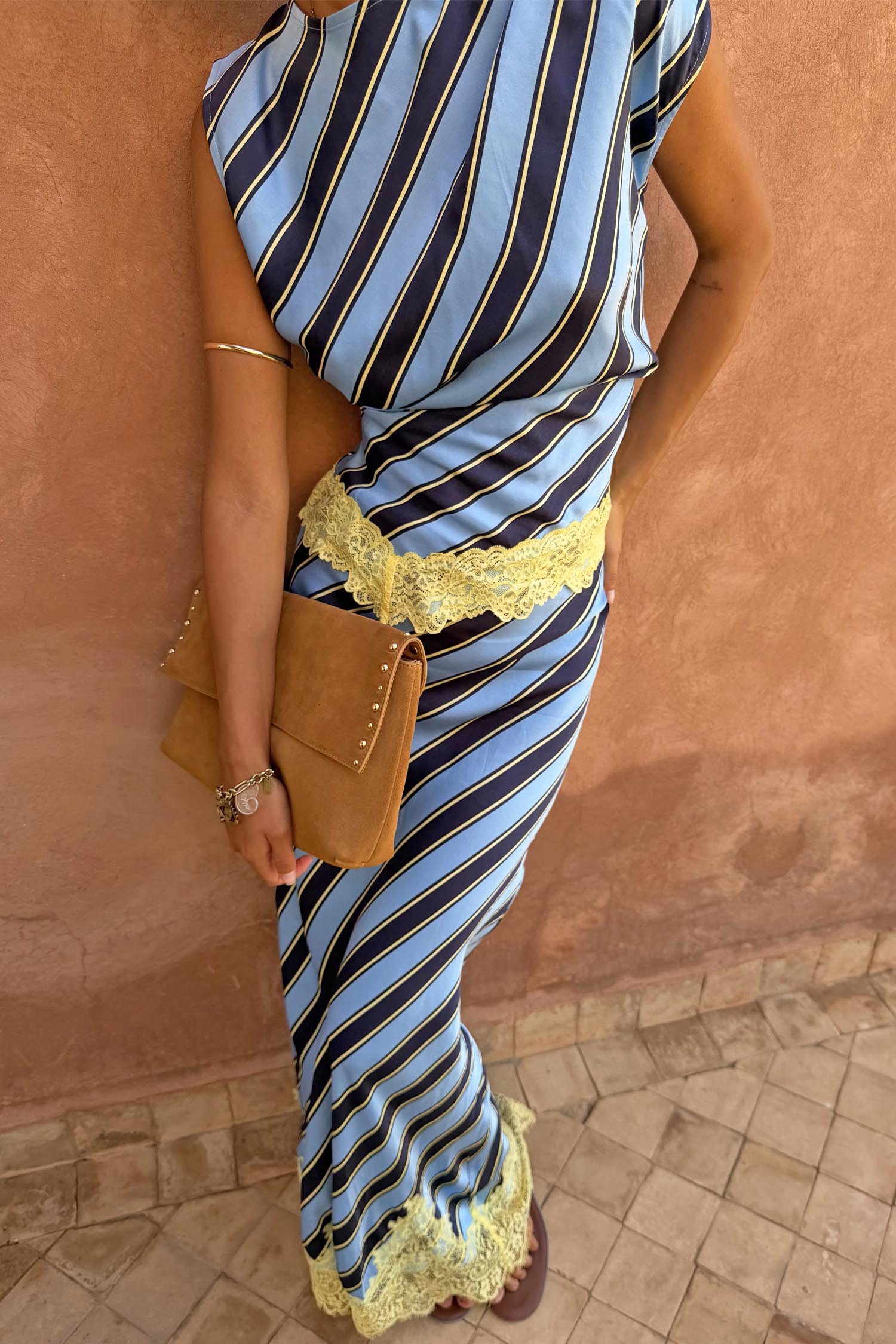 Stripe A-Symmetrical Top