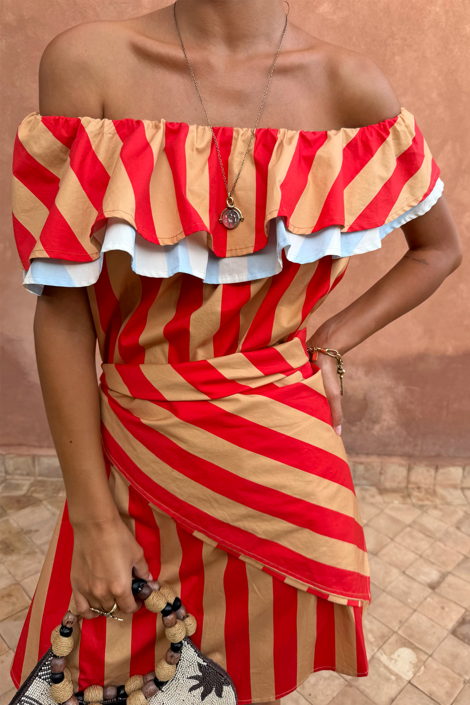 Tomato Stripe Scarf