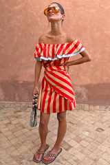 Tomato Stripe Scarf