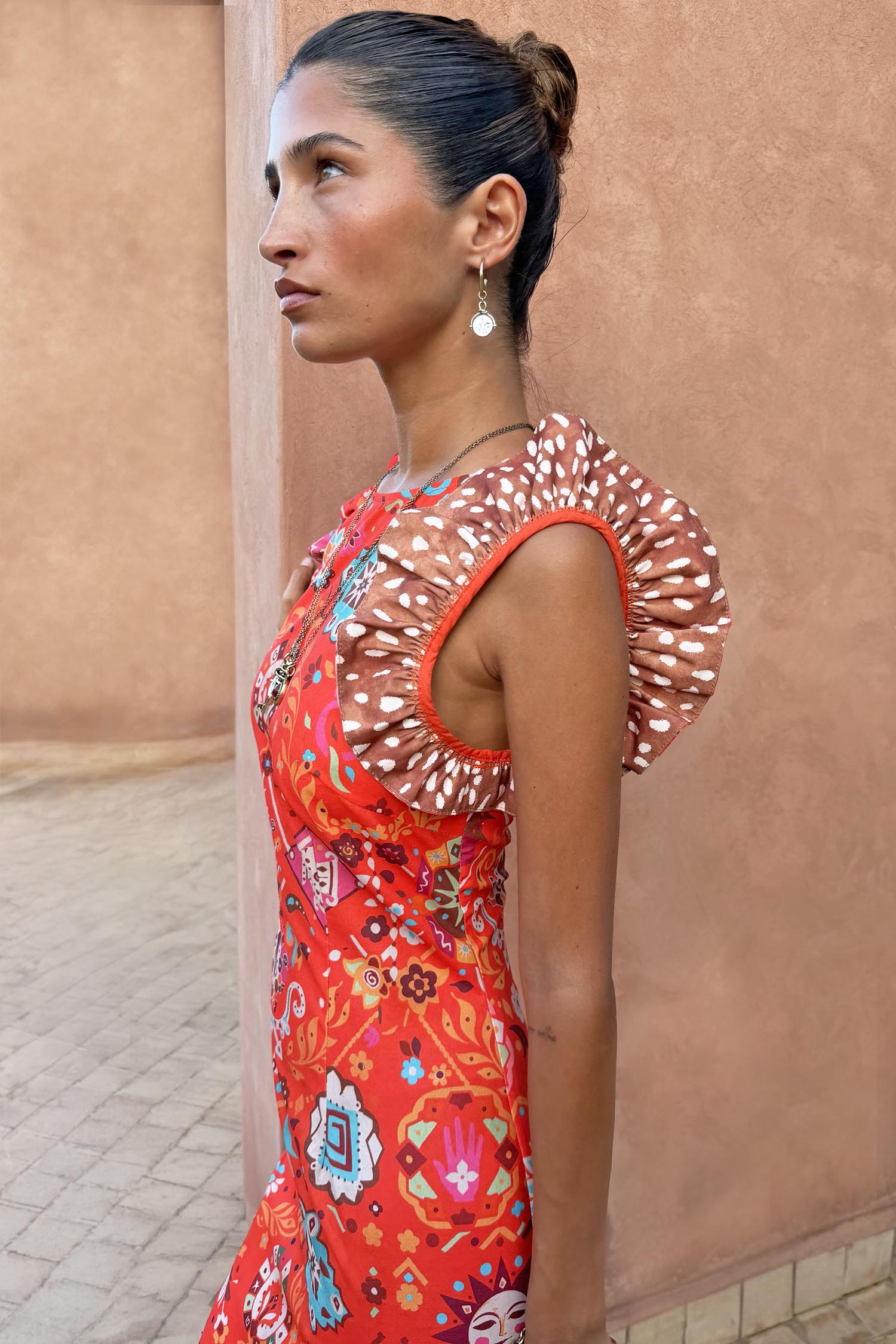 Tomato Tapestry Frida Dress